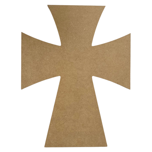 Unfinished Wood Cross 15 inch (Style 16)