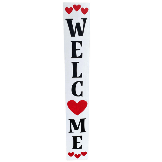 February/Valentine Welcome Porch Sign