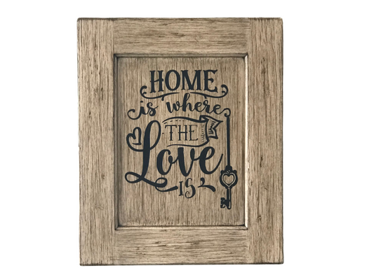 Home Is Where the Love Is Sign