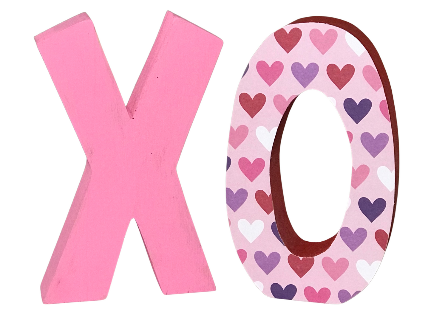 Reversible Valentine XO Letter Set
