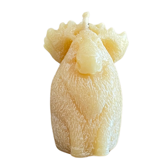 Moose Beeswax Candle