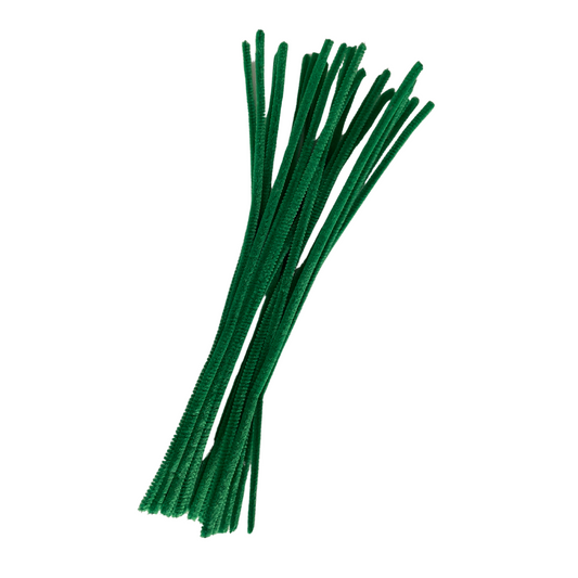 Chenille Pipe Cleaners - Green