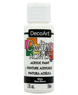 DecoArt Crafters Acrylic Paint 2oz White