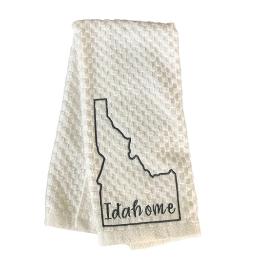 Idahome Embroidered Kitchen Towel