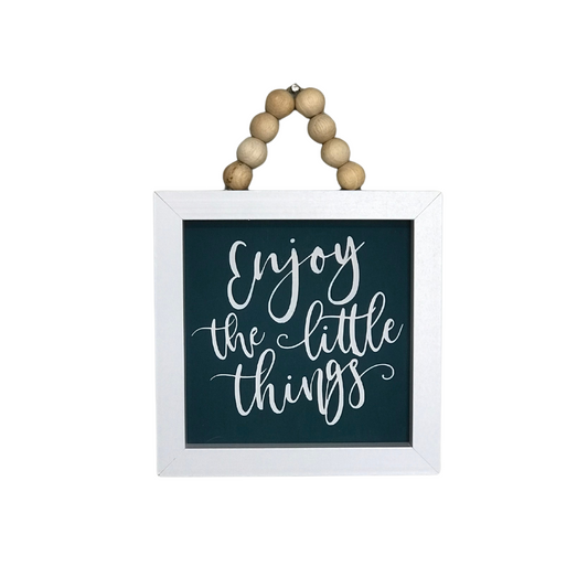 Enjoy the Little Things Mini Framed Sign