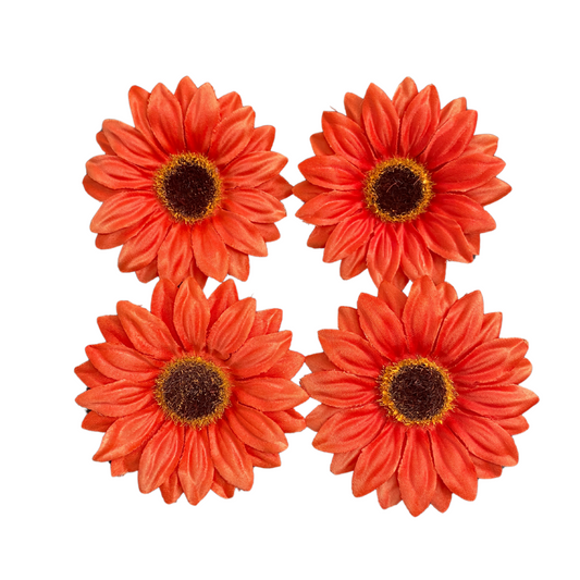 Floral Accents - Orange Sunflowers