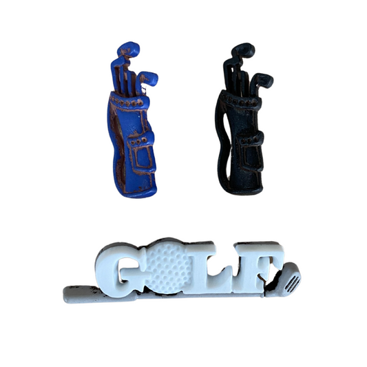 Golf Button Embellishments