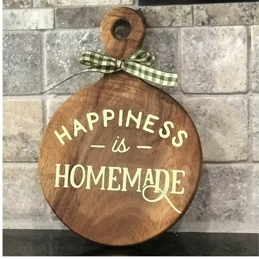 Happiness is Homemade Mini Sign