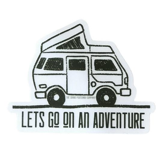 Lets Go on an Adventure Waterproof Decal