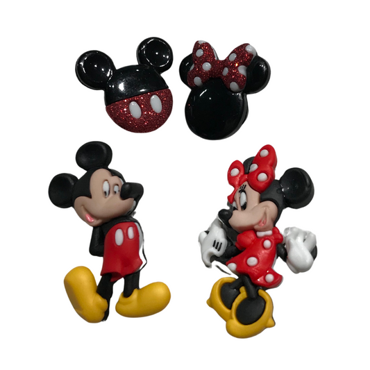 Mickey and Minnie Mouse Buttons
