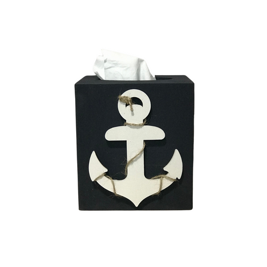 Nautical Themed Tissue Box Cover