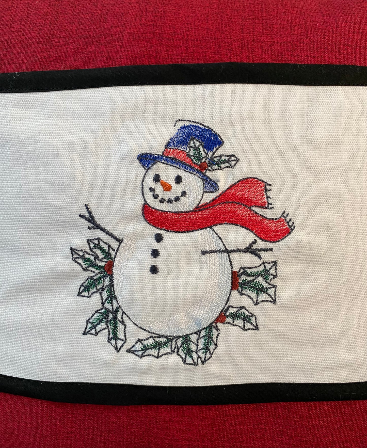 Snowman Pillow Wrap
