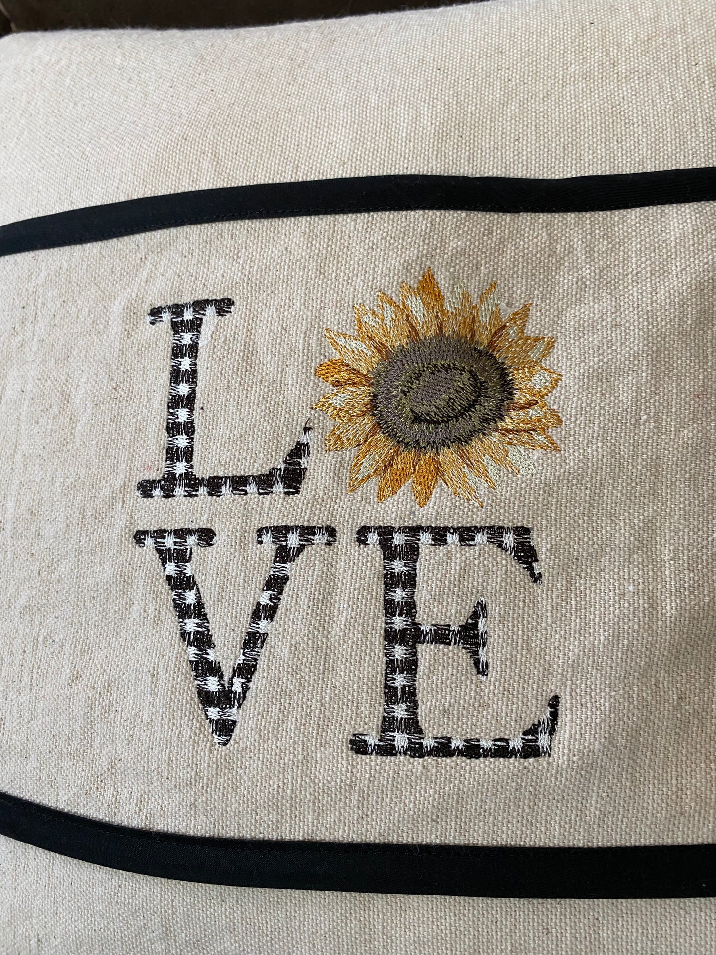 Love Sunflower Pillow Wrap
