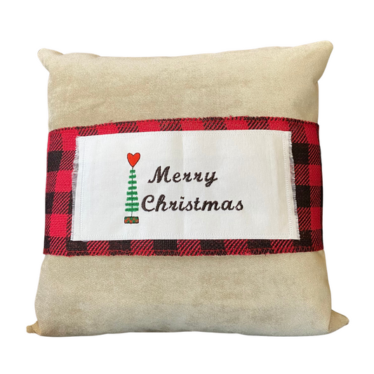 Merry Christmas Pillow Wrap