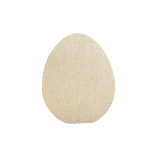 Free Standing Egg Wood Cutout