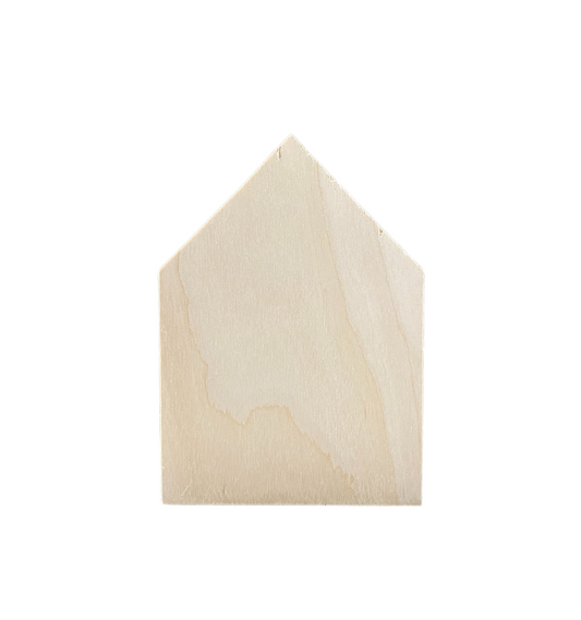 Free Standing House Wood Cutout