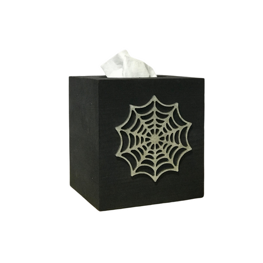 Halloween Spider Web Tissue Box Cover
