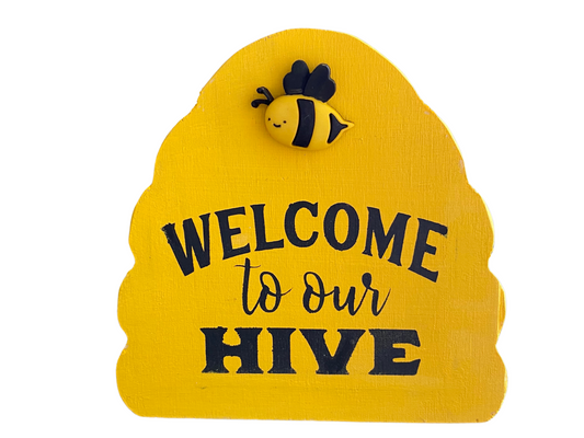 Welcome to Our Hive Mini Sign