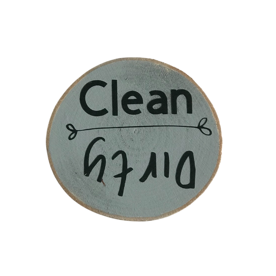 Dishwasher Clean/Dirty Magnet (Color Options)