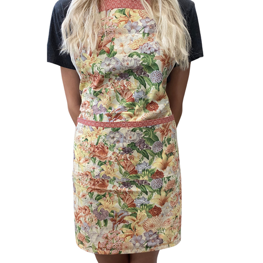 Yellow Floral Apron