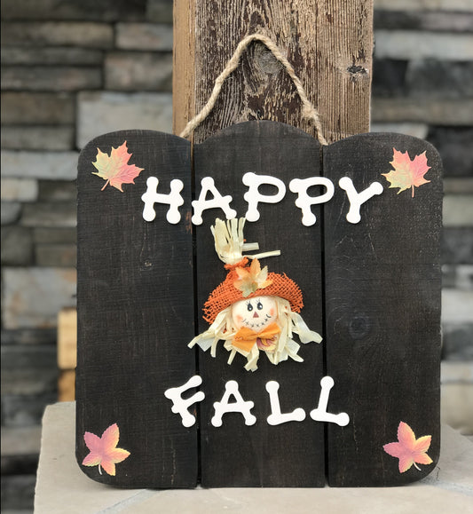 fall wall hanging, Thanksgiving decor,  harvest wall decor, scarecrow, holiday decor, fall wall hanging, rustic fall sign, wood fenceboard