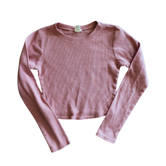 Bozzolo Thermal Pink Crop Top Small