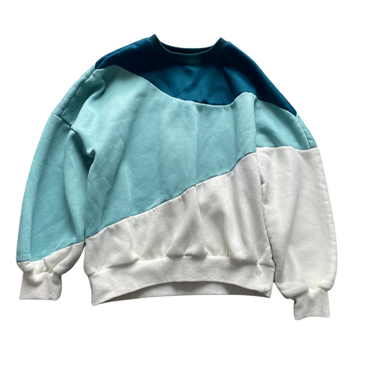 Cider Teal Oversized Terry Sweatshirt