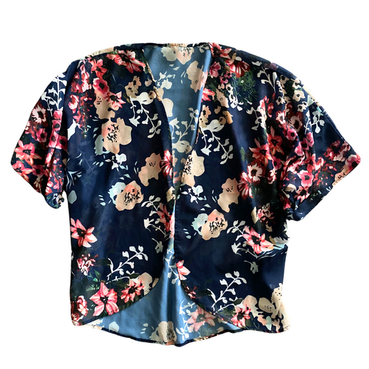 Women's Floral Print Chiffon Cover Up