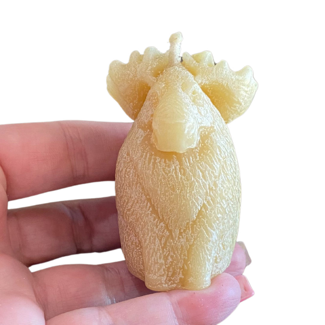 Moose Beeswax Candle