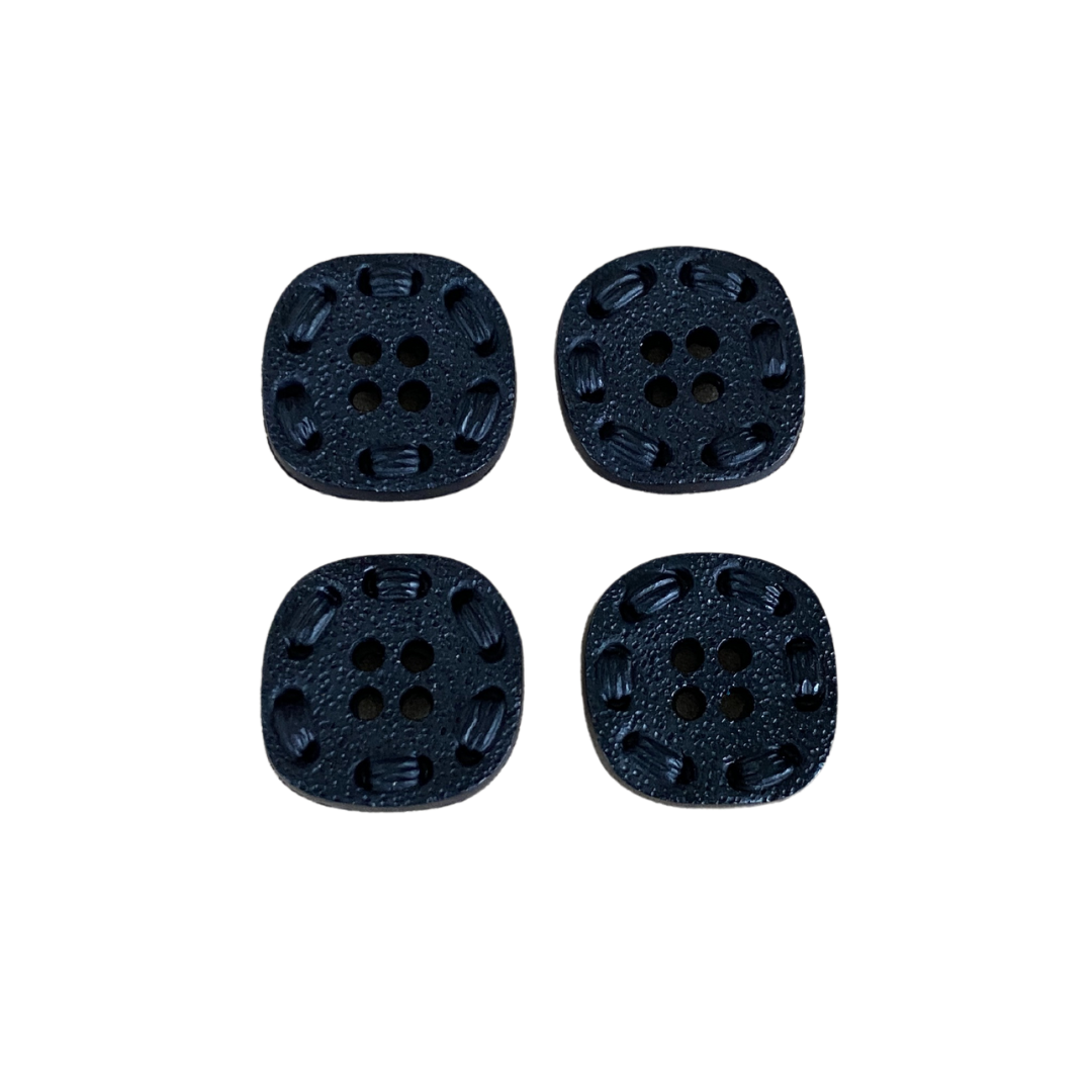 4 Hole Black Buttons