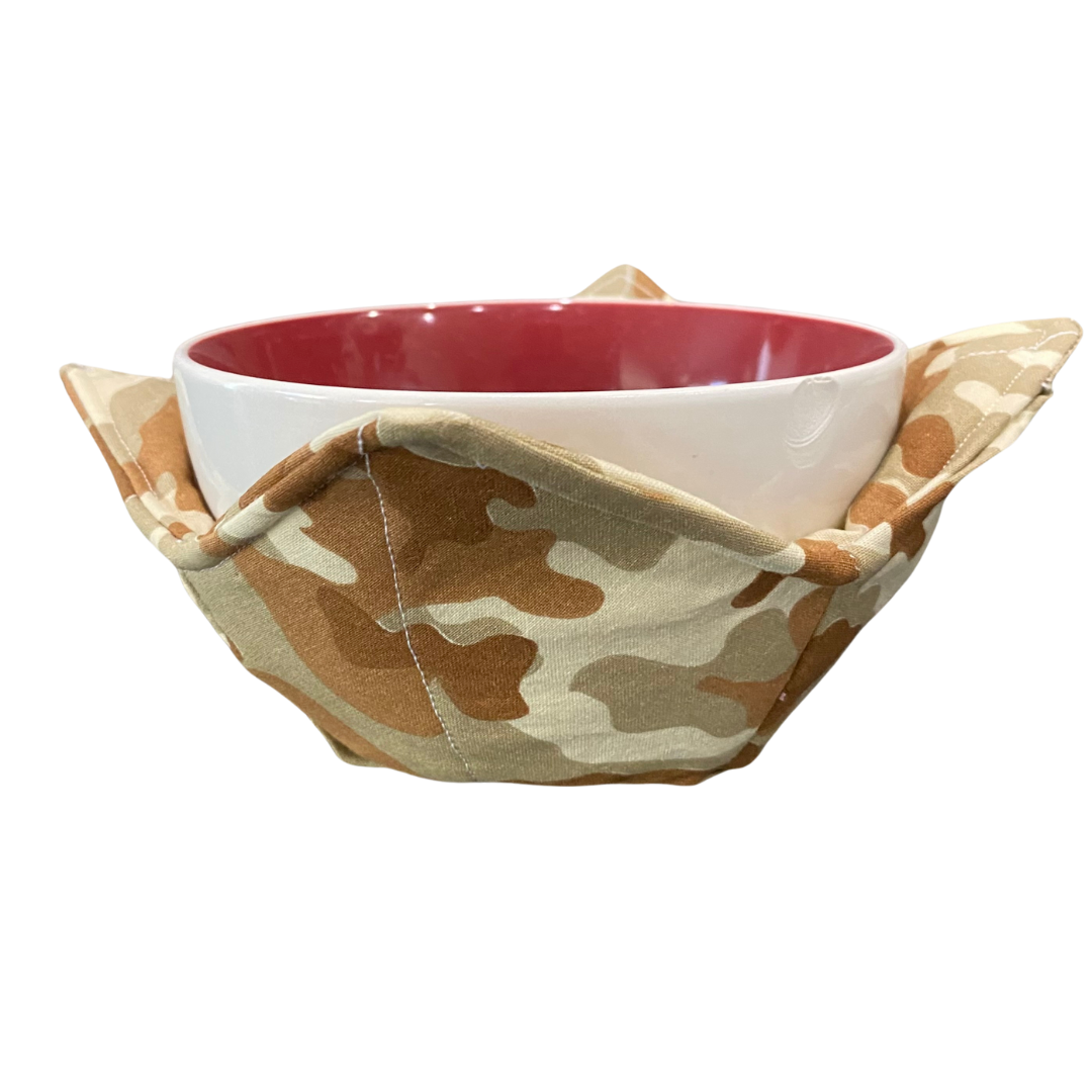 Brown Camo Bowl Cozy