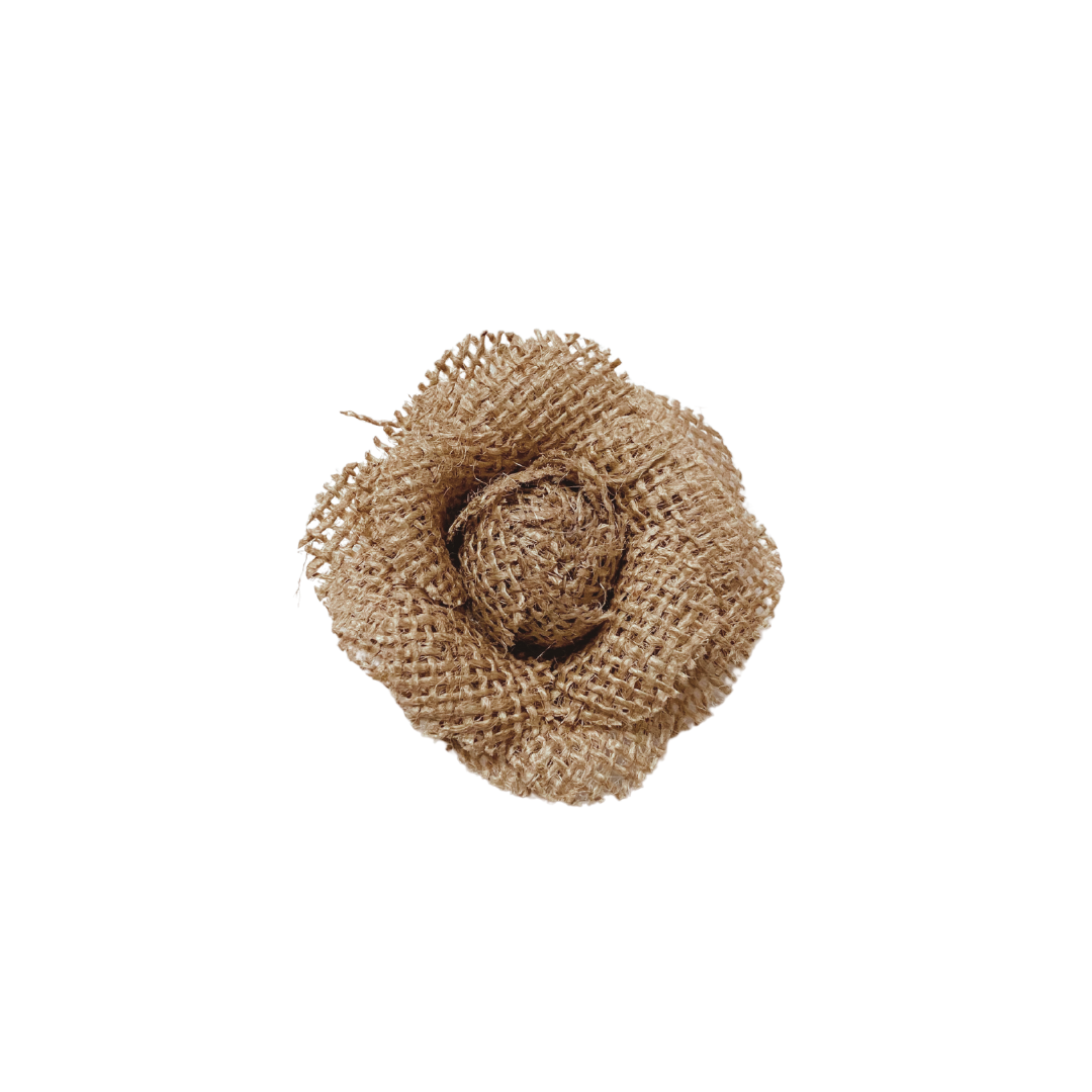 Burlap Flower #4