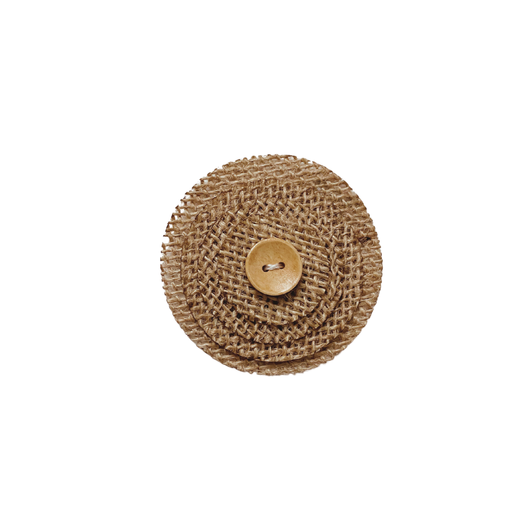 Burlap Flower #8