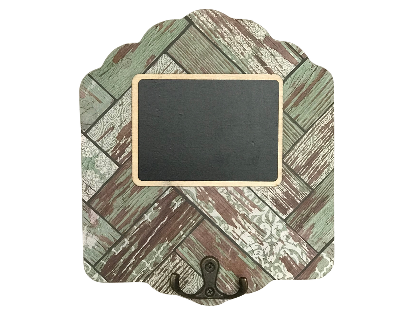 Key Holder with Chalkboard - Green