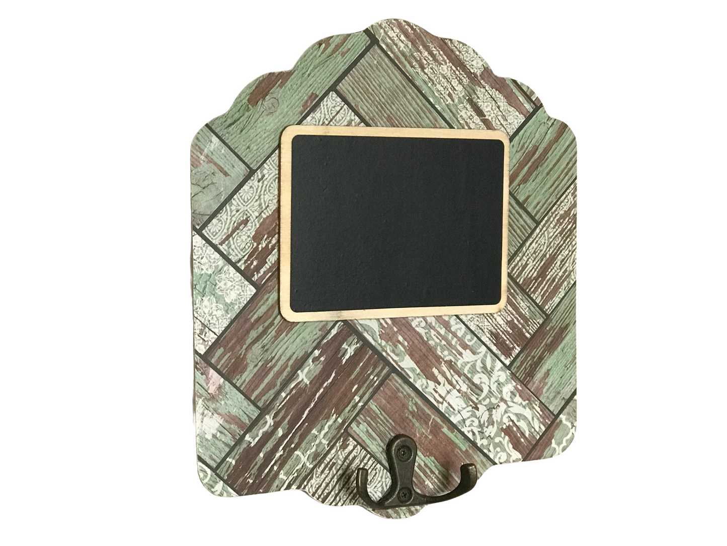 Key Holder with Chalkboard - Green