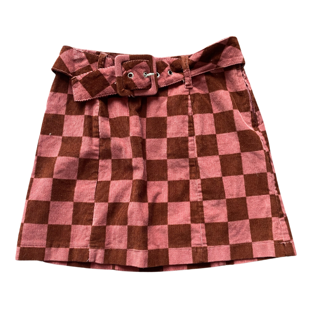 Checkered Skirt