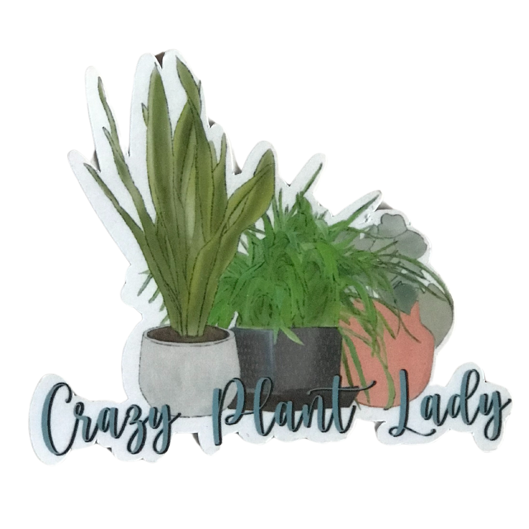 Crazy Plant Lady Sticker