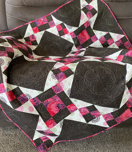 Crossroads Quilted Lap Throw
