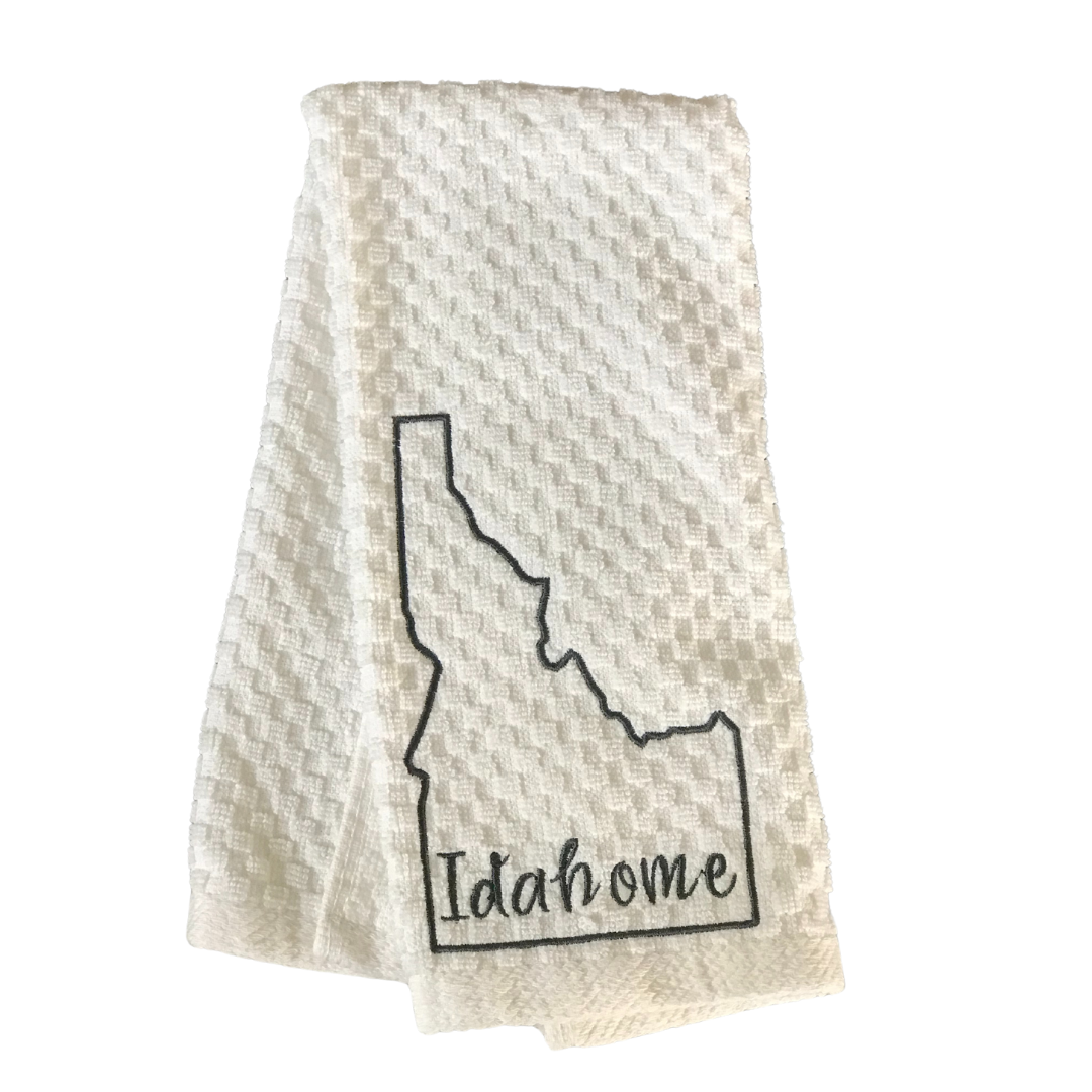 Idahome Embroidered Kitchen Towel