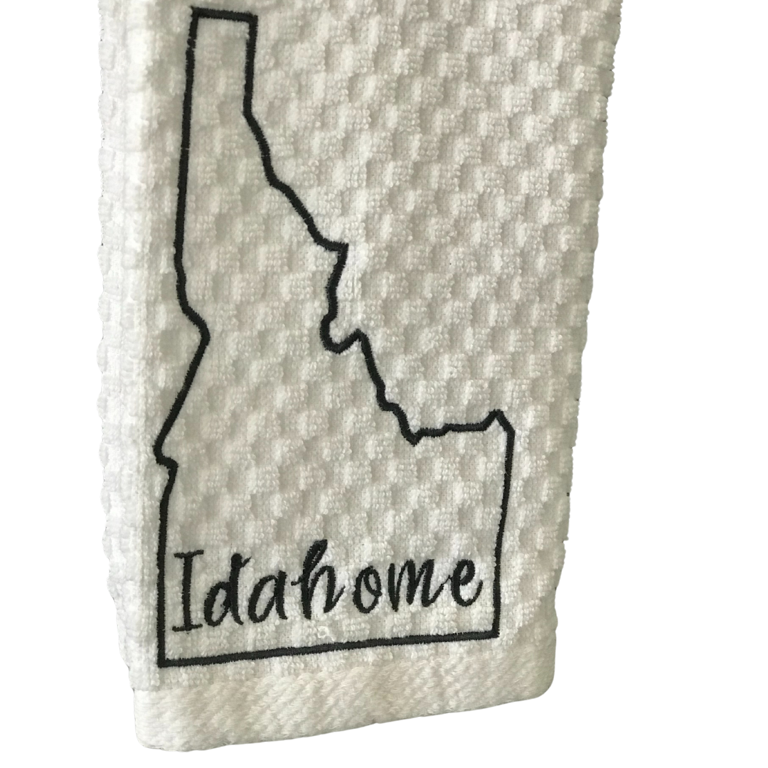 Idahome Embroidered Kitchen Towel