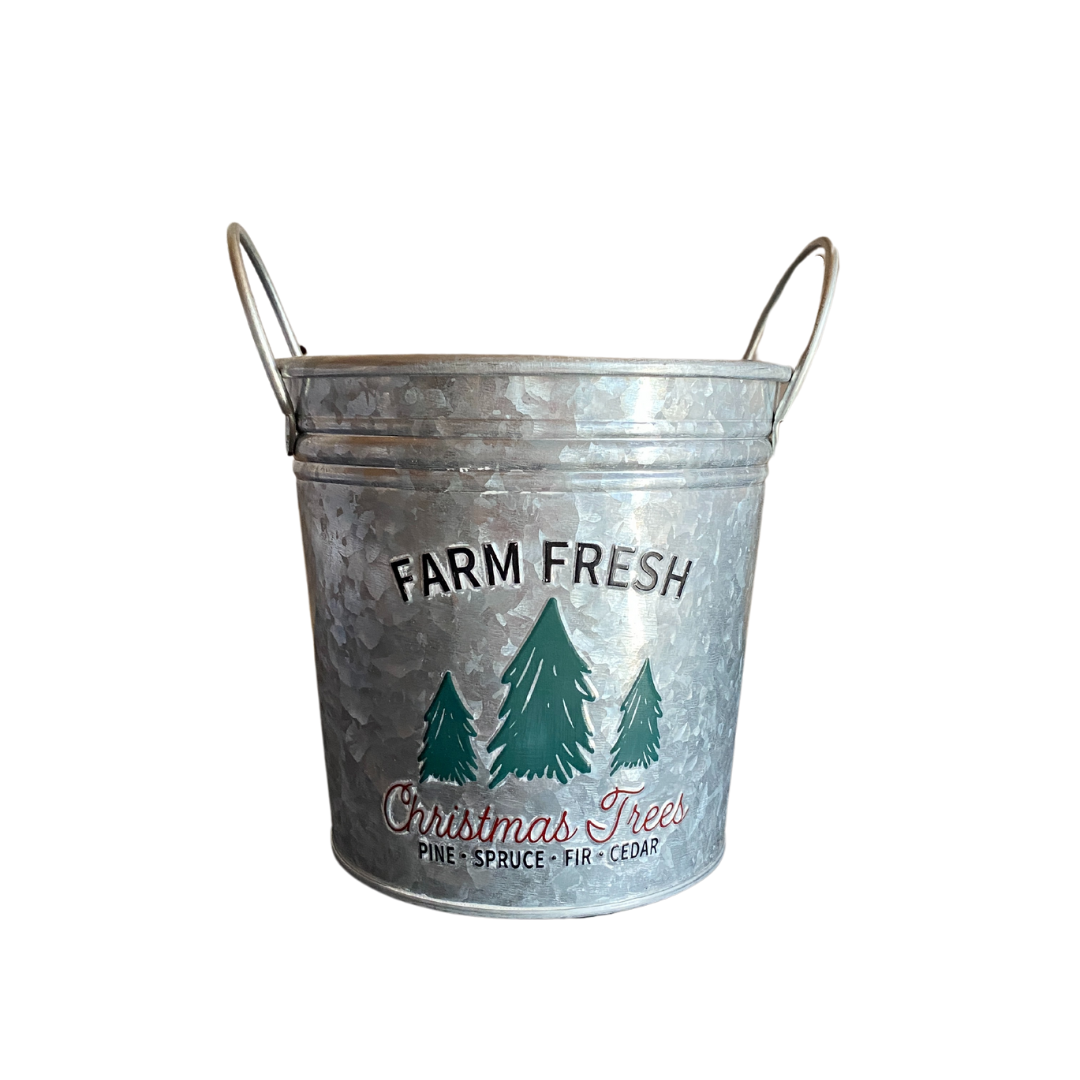 Farm Fresh Christmas Tree Pail