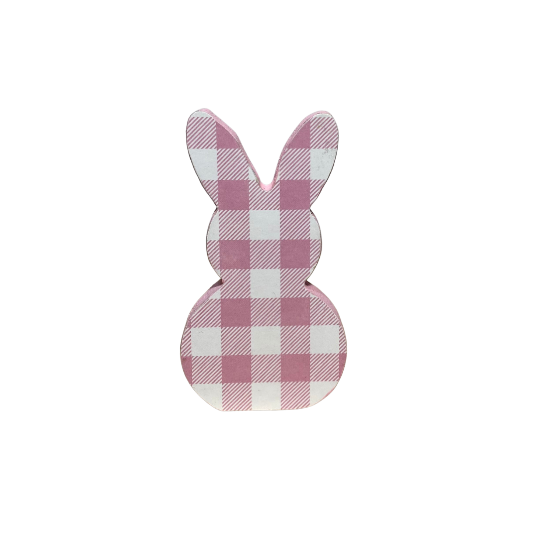 Freestanding Decorative Wood Bunny