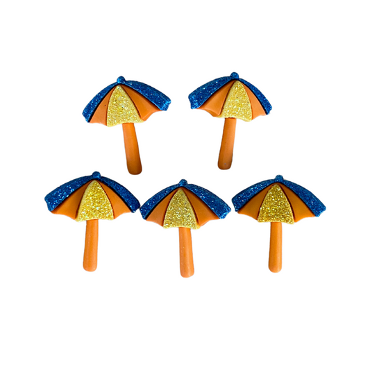 Beach Umbrella Novelty Buttons