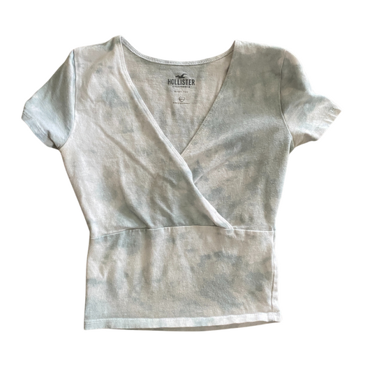 Hollister Mint Tie Dye Baby Tee XXS