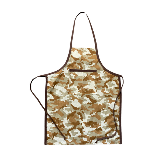 Kids Brown Camo Apron (Large)