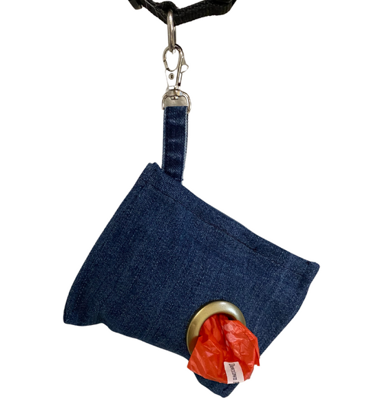 Pet Disposal Bag Holder - Denim