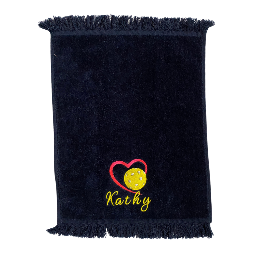 Personalized Pickleball Fingertip Towel