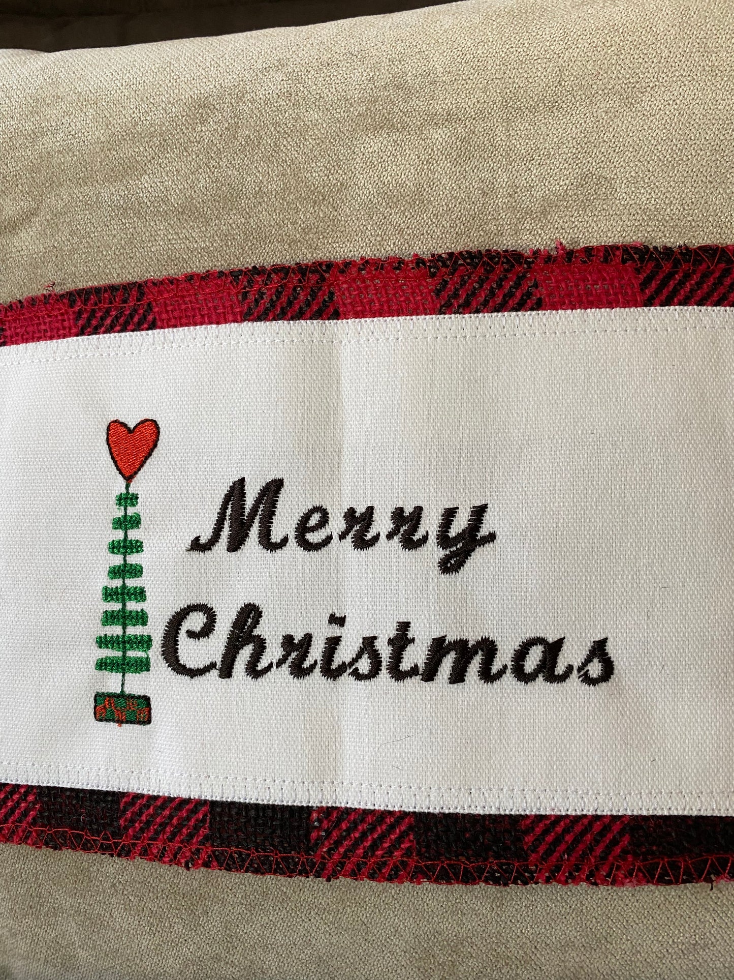 Merry Christmas Pillow Wrap