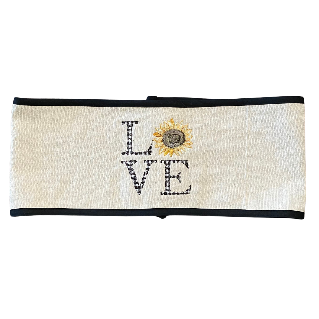 Love Sunflower Pillow Wrap