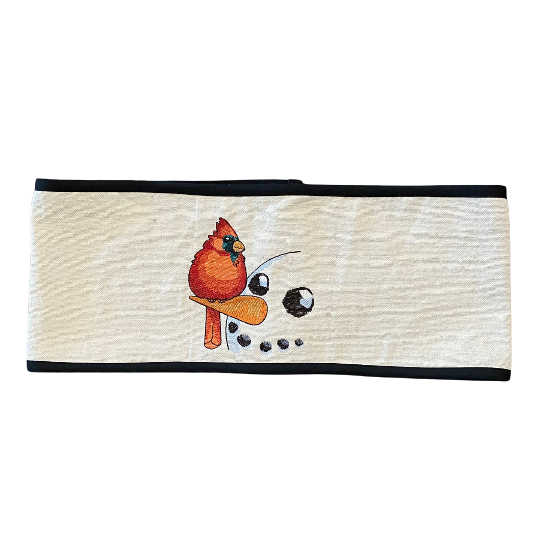 Snowman Cardinal Winter Pillow Wrap